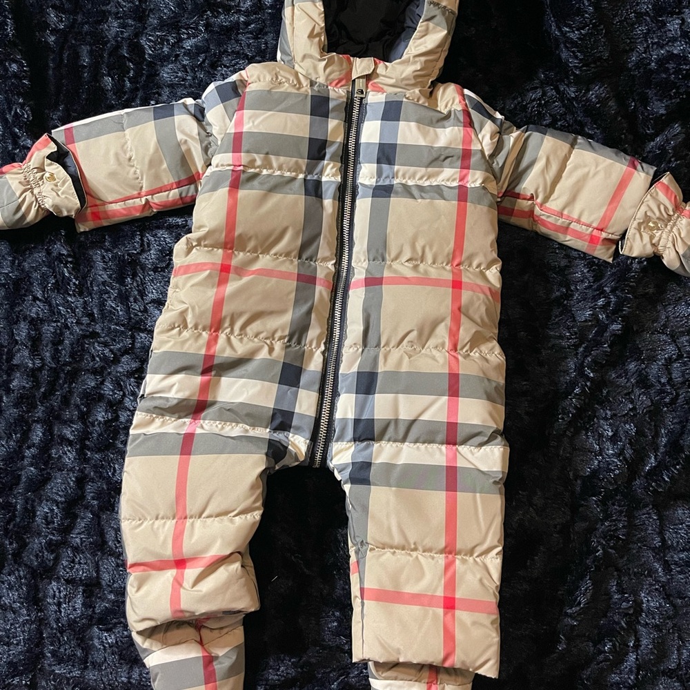 9 month Burberry snowsuit